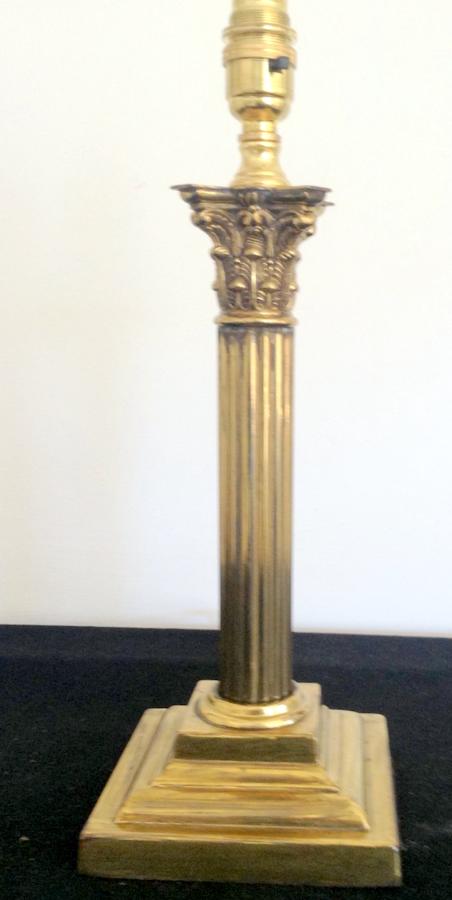 Brass Corinthian column