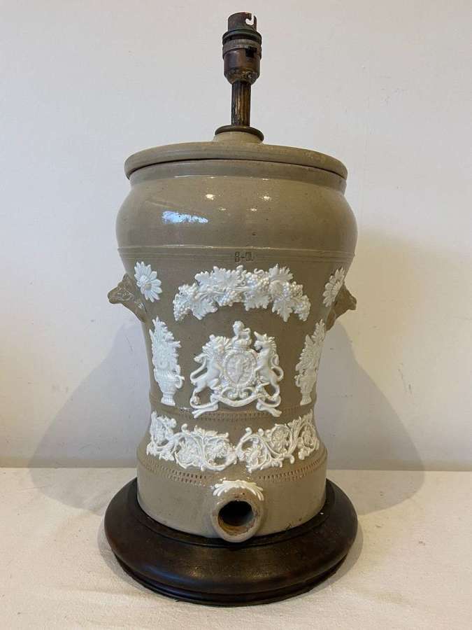 Royal Doulton Heraldic Stoneware Lamp